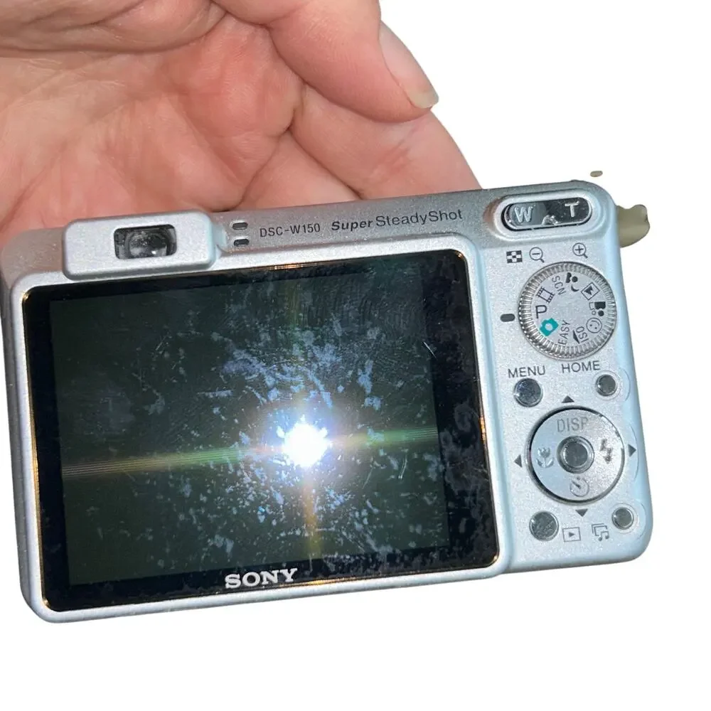 Sony Cyber-shot DSC-W150 digital camera tested silver